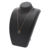 VAN CLEEF & ARPELS ヴァンクリーフ＆アーペル ヴィンテージ アルハンブラ オニキス 2016年ホリデー限定 1Pダイヤ レディース K18ピンクゴールド PG ネックレス Aランク 中古 銀蔵