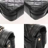 CHANEL シャネル マトラッセ チェーンショルダー ブラック レディース シャイニーカーフ ショルダーバッグ Aランク 中古 銀蔵