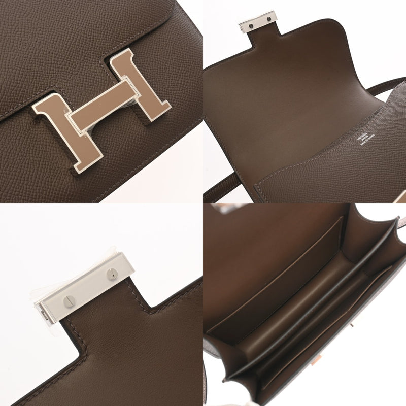 HERMES エルメス コンスタンス3 ミニ 18 ミロワール エコルセ W刻印(2024年頃) レディース ヴォーエプソン ショルダーバッグ 未使用 銀蔵