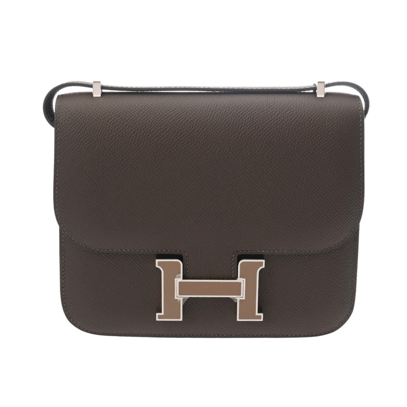 HERMES エルメス コンスタンス3 ミニ 18 ミロワール エコルセ W刻印(2024年頃) レディース ヴォーエプソン ショルダーバッグ 未使用 銀蔵