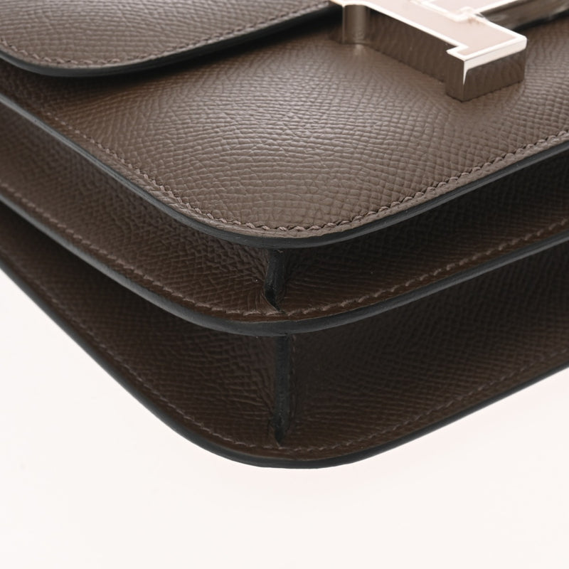 HERMES エルメス コンスタンス3 ミニ 18 ミロワール エコルセ W刻印(2024年頃) レディース ヴォーエプソン ショルダーバッグ 未使用 銀蔵