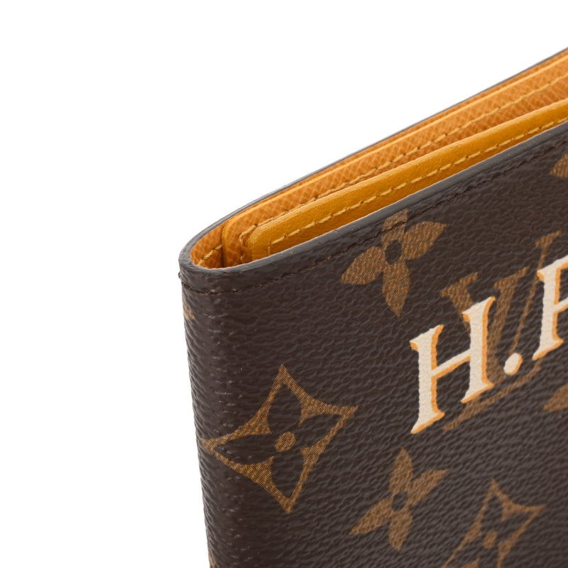 LOUIS VUITTON ルイヴィトン モノグラム モン クーヴェルテュール パスポール ブラウン レディース モノグラムキャンバス パスポートケース 新同 中古 銀蔵