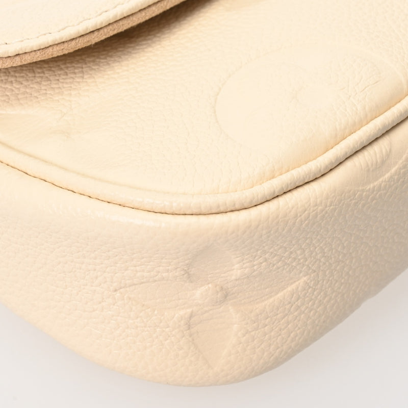 LOUIS VUITTON ルイヴィトン モノグラムアンプラント ウォレットオンチェーンアイビー クレーム M82210 レディース レザー チェーンウォレット Aランク 中古 銀蔵