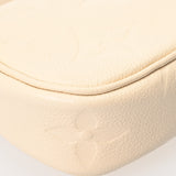 LOUIS VUITTON ルイヴィトン モノグラムアンプラント ウォレットオンチェーンアイビー クレーム M82210 レディース レザー チェーンウォレット Aランク 中古 銀蔵