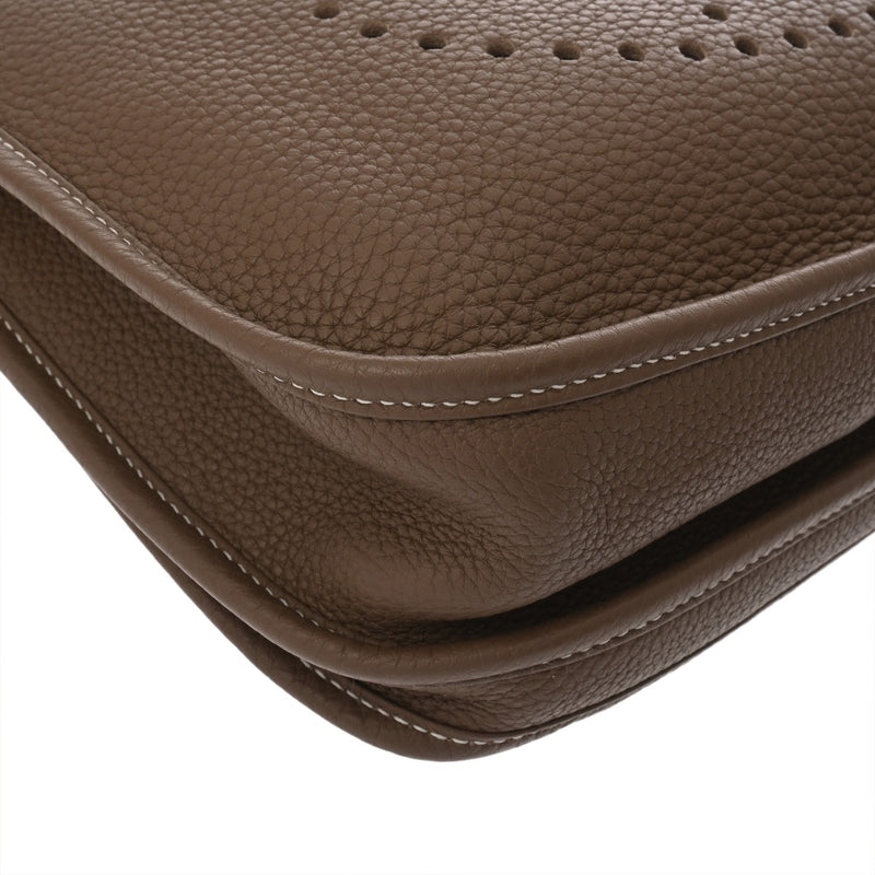 HERMES エルメス エブリン エヴリン3 PM エトゥープ □N刻印(2010年頃) ユニセックス トリヨンクレマンス ショルダーバッグ Aランク 中古 銀蔵