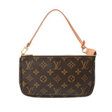 LOUIS VUITTON ルイヴィトン モノグラム ブラウン M51980 レディース モノグラムキャンバス アクセサリーポーチ Aランク 中古 銀蔵