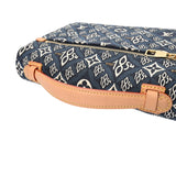 LOUIS VUITTON ルイヴィトン モノグラム ポシェットメティス MM since1854 ブルー M57395 レディース ジャガード ハンドバッグ Aランク 中古 銀蔵