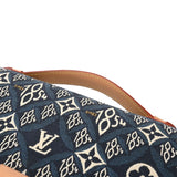 LOUIS VUITTON ルイヴィトン モノグラム ポシェットメティス MM since1854 ブルー M57395 レディース ジャガード ハンドバッグ Aランク 中古 銀蔵