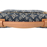 LOUIS VUITTON ルイヴィトン モノグラム ポシェットメティス MM since1854 ブルー M57395 レディース ジャガード ハンドバッグ Aランク 中古 銀蔵