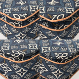 LOUIS VUITTON ルイヴィトン モノグラム ポシェットメティス MM since1854 ブルー M57395 レディース ジャガード ハンドバッグ Aランク 中古 銀蔵