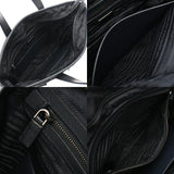 PRADA プラダ 2WAY トートバッグ ネイビー 2VG860 レディース テスート/サフィアーノレザー ハンドバッグ ABランク 中古 銀蔵