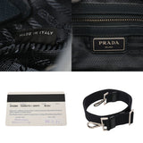 PRADA プラダ 2WAY トートバッグ ネイビー 2VG860 レディース テスート/サフィアーノレザー ハンドバッグ ABランク 中古 銀蔵