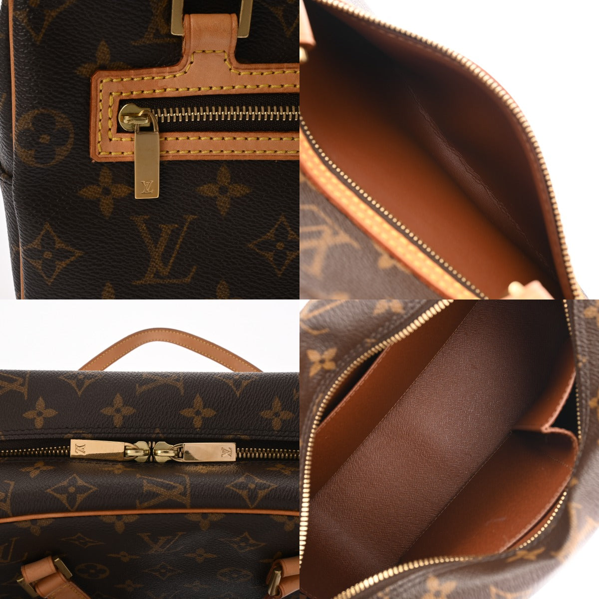 LOUIS VUITTON ルイヴィトン モノグラム シテ MM ブラウン M51182