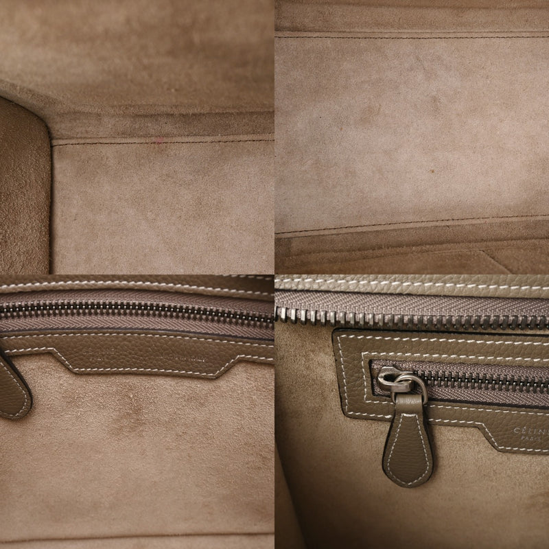 CELINE セリーヌ ラゲージ マイクロショッパー スリ 189793DRU.09S0 レディース ドラムドカーフスキン ハンドバッグ ABランク 中古 銀蔵