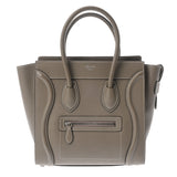 CELINE セリーヌ ラゲージ マイクロショッパー スリ 189793DRU.09S0 レディース ドラムドカーフスキン ハンドバッグ ABランク 中古 銀蔵