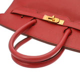 HERMES エルメス バーキン 35 ルージュビフ □B刻印(1998年頃) ユニセックス アルデンヌ ハンドバッグ ABランク 中古 銀蔵