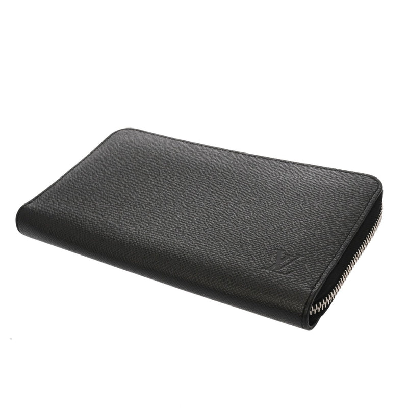 LOUIS VUITTON ルイヴィトン タイガ ジッピーオーガナイザー NM ノワール M30056 メンズ レザー 長財布 ABランク 中古 銀蔵