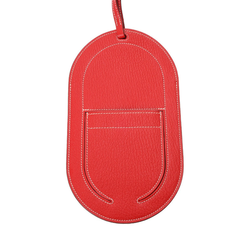 HERMES エルメス インザループ トゥーゴー GM ルージュトマト D刻印(2019年頃) レディース シェーブル その他小物 新同 中古 銀蔵