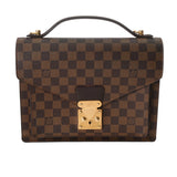 LOUIS VUITTON ルイヴィトン ダミエ モンソー SPオーダー ブラウン N48088 ユニセックス ダミエキャンバス ハンドバッグ ABランク 中古 銀蔵