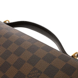 LOUIS VUITTON ルイヴィトン ダミエ モンソー SPオーダー ブラウン N48088 ユニセックス ダミエキャンバス ハンドバッグ ABランク 中古 銀蔵