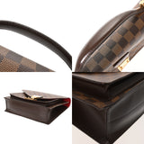 LOUIS VUITTON ルイヴィトン ダミエ モンソー SPオーダー ブラウン N48088 ユニセックス ダミエキャンバス ハンドバッグ ABランク 中古 銀蔵