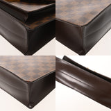 LOUIS VUITTON ルイヴィトン ダミエ モンソー SPオーダー ブラウン N48088 ユニセックス ダミエキャンバス ハンドバッグ ABランク 中古 銀蔵