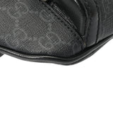 GUCCI グッチ インターロッキング ベルトバッグ ブラック 682933 ユニセックス GGスプリームキャンバス レザー ウエストバッグ Aランク 中古 銀蔵