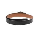 HERMES エルメス トゥアレグバックル サイズ85 ブラック/ゴールド □A刻印(1997年頃) メンズ ボックスカーフ クシュベル ベルト Bランク 中古 銀蔵