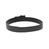 HERMES エルメス Hベルト トゥアレグバックル サイズ85 ブラック/グレー □C刻印(1999年頃) メンズ ボックスカーフ ベルト ABランク 中古 銀蔵