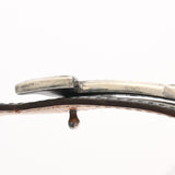 HERMES エルメス Hベルト トゥアレグバックル サイズ90cm ブラック/ナチュラル □G刻印(2003年頃) メンズ ボックスカーフ ヴォースイフト ベルト Bランク 中古 銀蔵