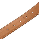 HERMES エルメス Hベルト トゥアレグバックル サイズ90cm ブラック/ナチュラル □G刻印(2003年頃) メンズ ボックスカーフ ヴォースイフト ベルト Bランク 中古 銀蔵