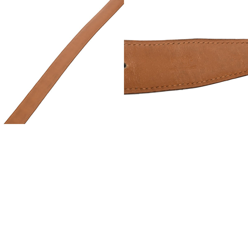 HERMES エルメス トゥアレグバックル サイズ85 ブラック/ゴールド □C刻印(1999年頃) メンズ アリゲーター ボックスカーフ ベルト Bランク 中古 銀蔵