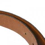 HERMES エルメス トゥアレグバックル サイズ85 ブラック/ゴールド □C刻印(1999年頃) メンズ アリゲーター ボックスカーフ ベルト Bランク 中古 銀蔵