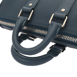 LOUIS VUITTON ルイヴィトン アエログラム キーポル XS ブルー M81003 メンズ レザー ハンドバッグ Aランク 中古 銀蔵