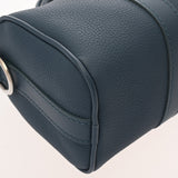 LOUIS VUITTON ルイヴィトン アエログラム キーポル XS ブルー M81003 メンズ レザー ハンドバッグ Aランク 中古 銀蔵