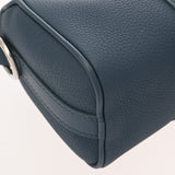 LOUIS VUITTON ルイヴィトン アエログラム キーポル XS ブルー M81003 メンズ レザー ハンドバッグ Aランク 中古 銀蔵