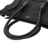 CELINE セリーヌ ラゲージ マイクロショッパー ブラック 189793 レディース ドラムカーフ ハンドバッグ Aランク 中古 銀蔵