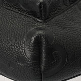 GUCCI グッチ GGエンボス ベルトバッグ ブラック 645093 メンズ レザー ウエストバッグ Aランク 中古 銀蔵