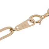 no brand ノーブランド 中空デザイン 50cm チェーン ゴールド ユニセックス K18イエローゴールド YG ネックレス 新品 銀蔵