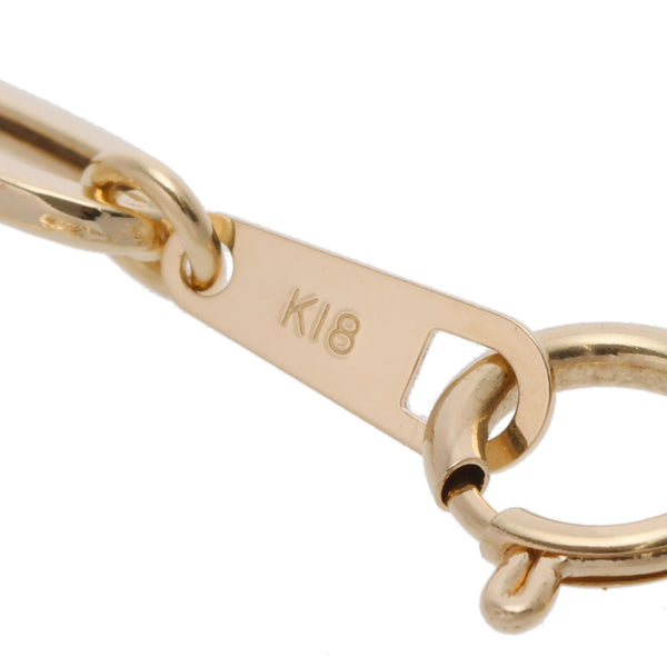 no brand ノーブランド 中空デザイン 50cm チェーン ゴールド ユニセックス K18イエローゴールド YG ネックレス 新品 銀蔵