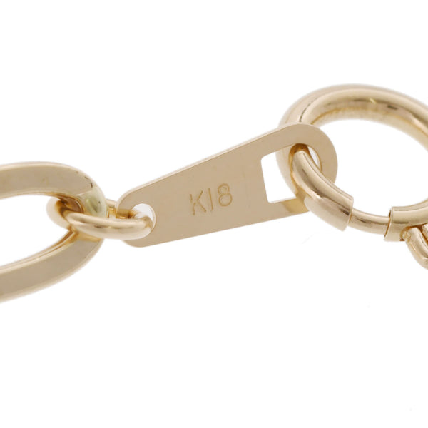no brand ノーブランド 中空デザイン 50cm チェーン ゴールド ユニセックス K18イエローゴールド YG ネックレス 新品 銀蔵
