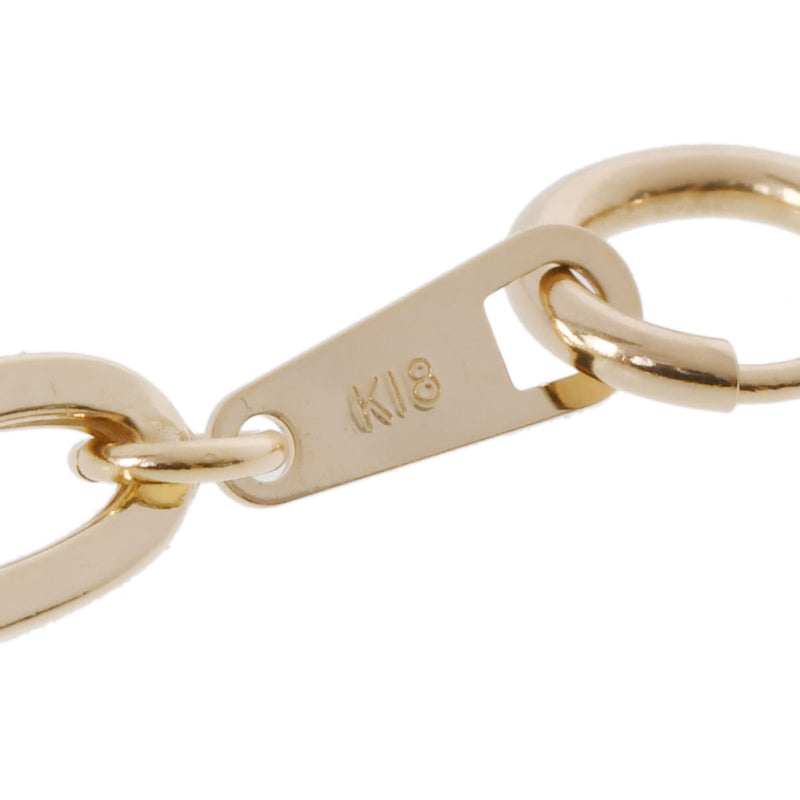 no brand ノーブランド 中空デザイン 50cm チェーン ゴールド ユニセックス K18イエローゴールド YG ネックレス 新品 銀蔵