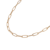 no brand ノーブランド 中空デザイン 50cm チェーン ゴールド ユニセックス K18イエローゴールド YG ネックレス 新品 銀蔵