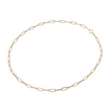 no brand ノーブランド 中空デザイン 50cm チェーン ゴールド ユニセックス K18イエローゴールド YG ネックレス 新品 銀蔵