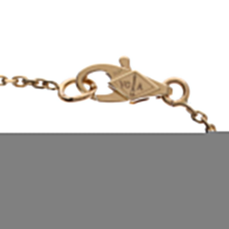 VAN CLEEF & ARPELS ヴァンクリーフ＆アーペル スウィート アルハンブラ シェル VCARF69100 レディース K18イエローゴールド YG ネックレス Aランク 中古 銀蔵