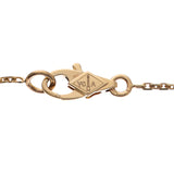 VAN CLEEF & ARPELS ヴァンクリーフ＆アーペル スウィート アルハンブラ パピヨン シェル レディース K18イエローゴールド YG ネックレス Aランク 中古 銀蔵