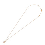 VAN CLEEF & ARPELS ヴァンクリーフ＆アーペル スウィート アルハンブラ パピヨン シェル レディース K18イエローゴールド YG ネックレス Aランク 中古 銀蔵