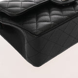 CHANEL シャネル マトラッセ クラシック スモールハンドバッグ 23cm ブラック A01113 レディース キャビアスキン ショルダーバッグ Aランク 中古 銀蔵