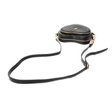 GUCCI グッチ インターロッキングG ハート型 ブラック 751628 レディース レザー ショルダーバッグ Aランク 中古 銀蔵