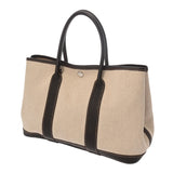 HERMES エルメス ガーデンパーティ TPM マロン □I刻印(2005年頃) レディース トワルアッシュ ブッフルスキッパー ハンドバッグ ABランク 中古 銀蔵